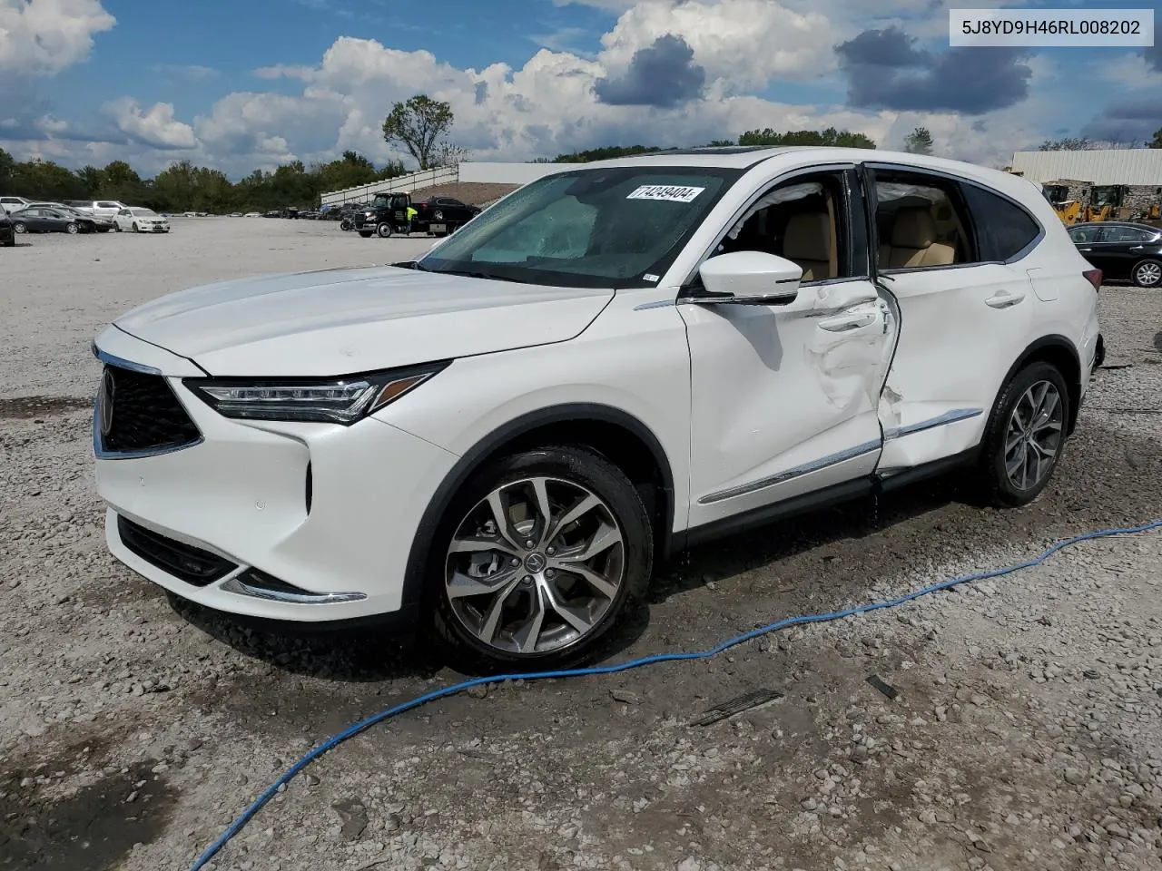 2024 Acura Mdx Technology VIN: 5J8YD9H46RL008202 Lot: 74249404