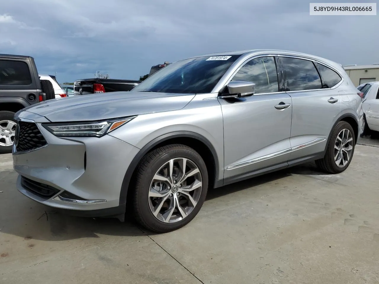 2024 Acura Mdx Technology VIN: 5J8YD9H43RL006665 Lot: 74781974