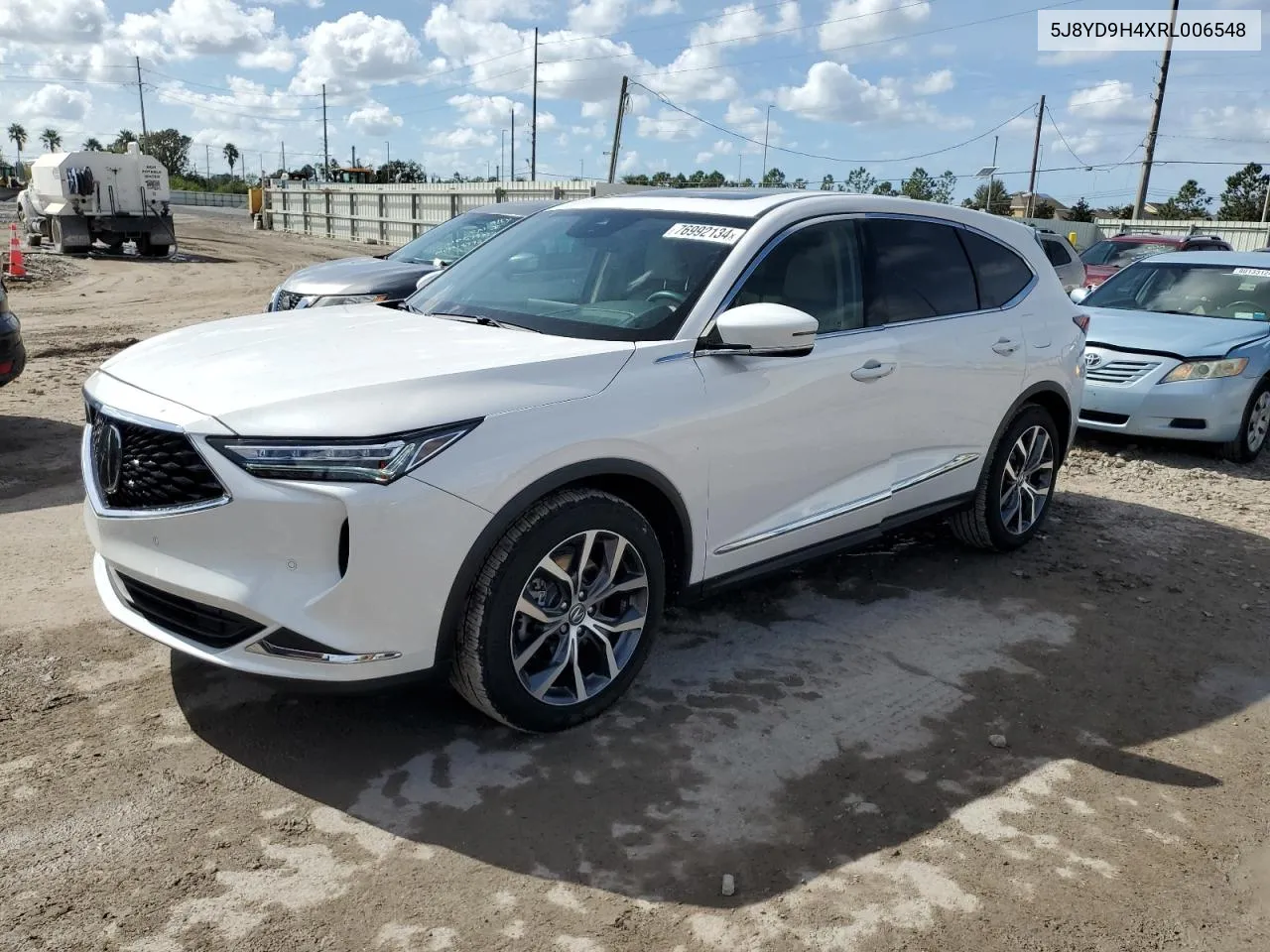 2024 Acura Mdx Technology VIN: 5J8YD9H4XRL006548 Lot: 76992134