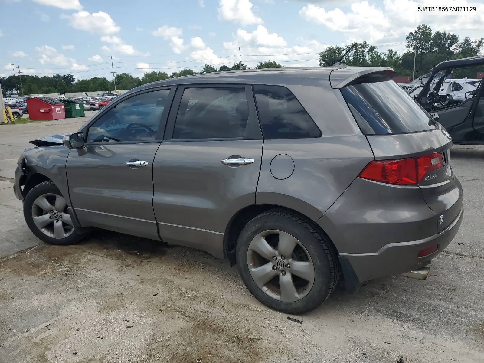 2007 Acura Rdx Technology VIN: 5J8TB18567A021129 Lot: 62419564