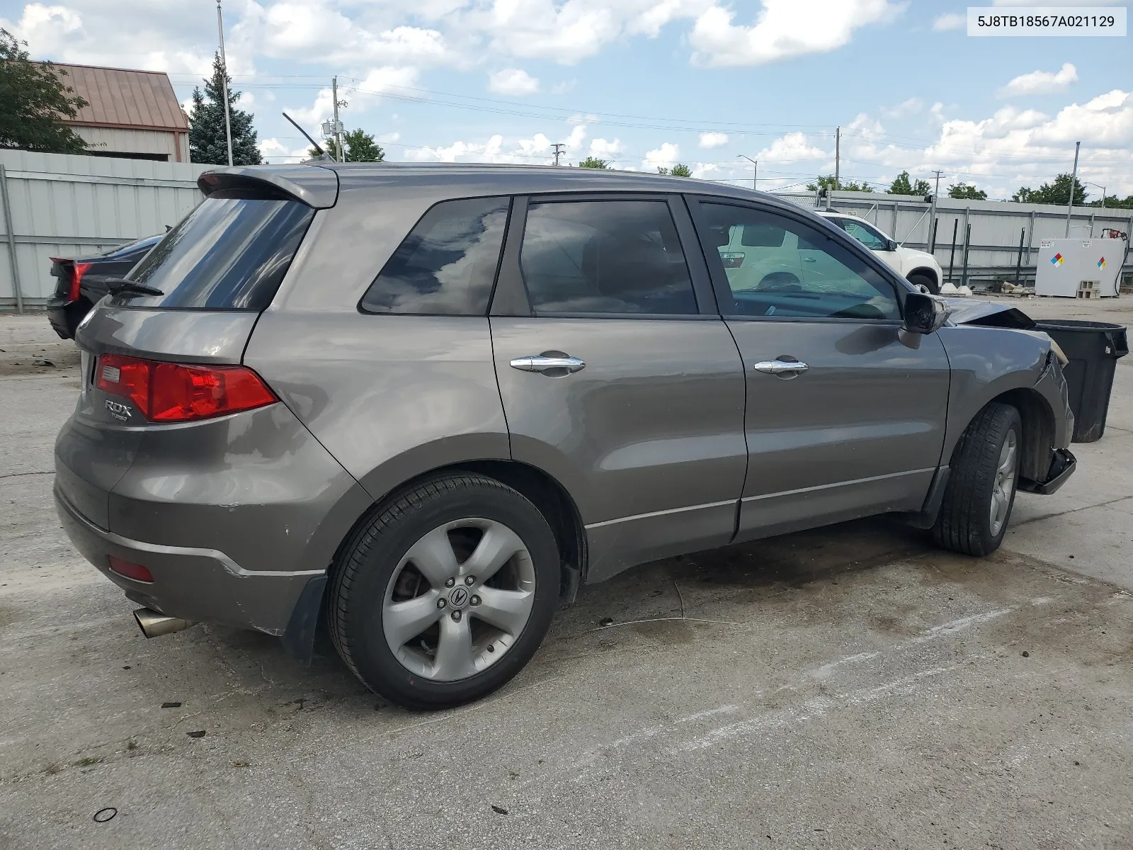 2007 Acura Rdx Technology VIN: 5J8TB18567A021129 Lot: 62419564