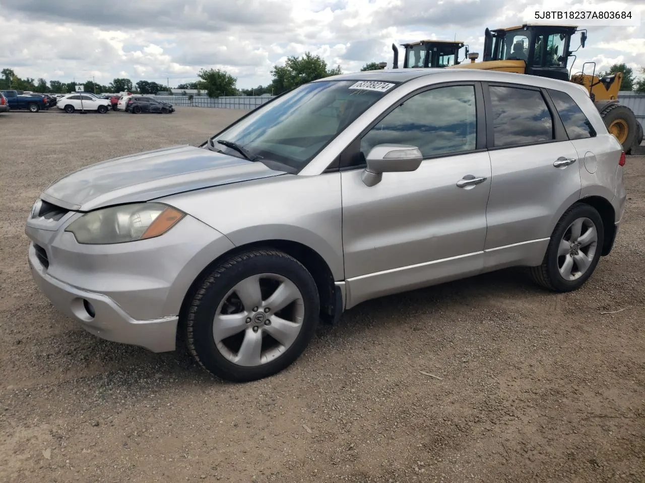 2007 Acura Rdx VIN: 5J8TB18237A803684 Lot: 63789274