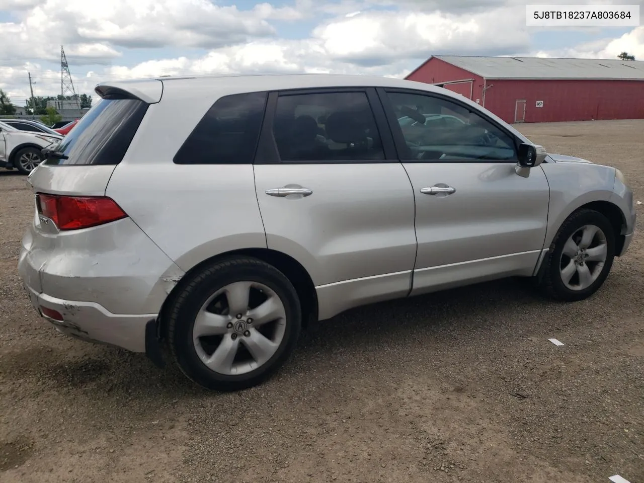 2007 Acura Rdx VIN: 5J8TB18237A803684 Lot: 63789274