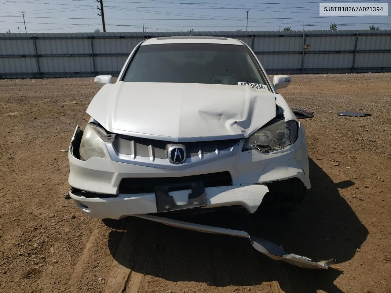 5J8TB18267A021394 2007 Acura Rdx