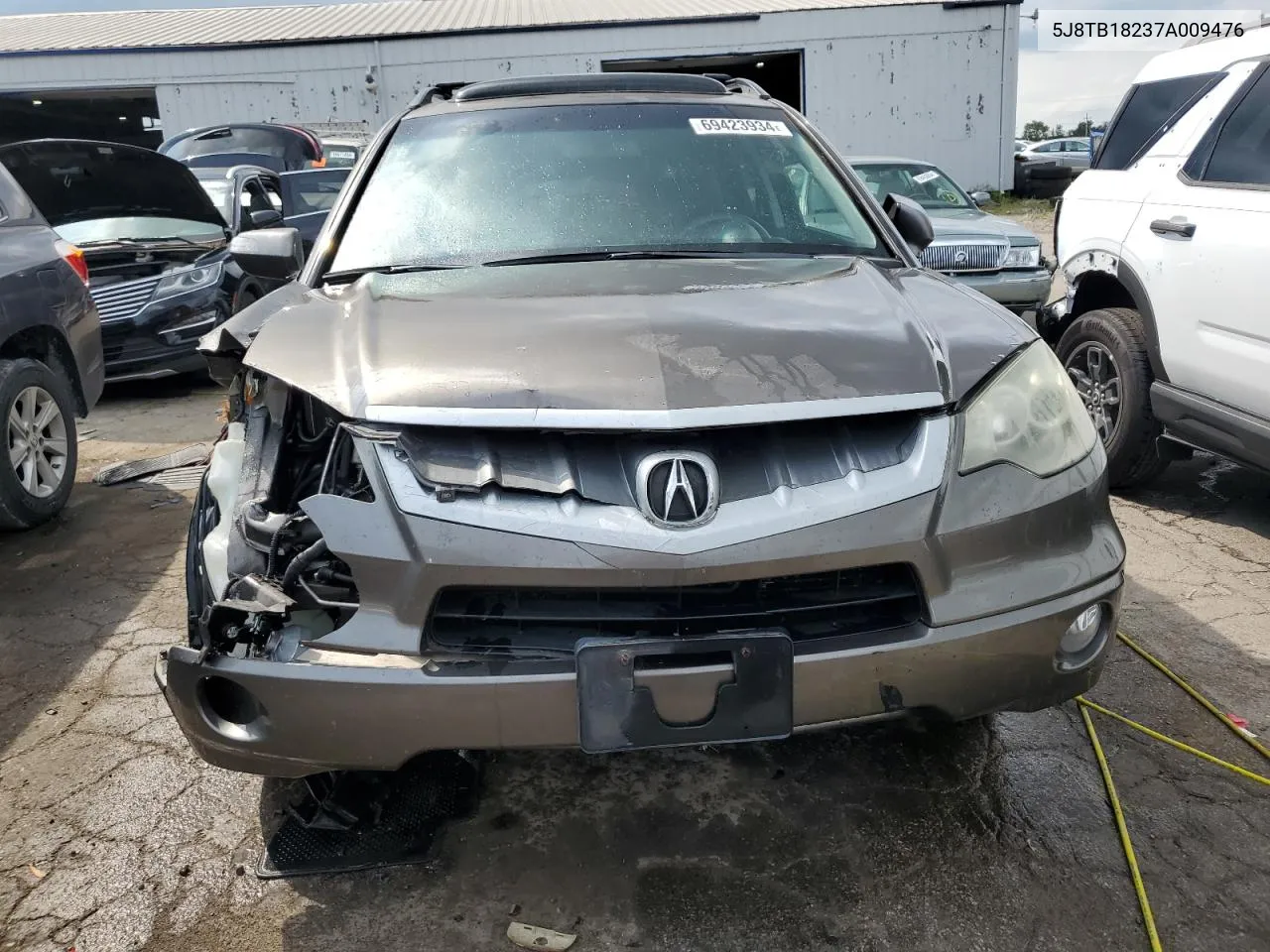 2007 Acura Rdx VIN: 5J8TB18237A009476 Lot: 69423934