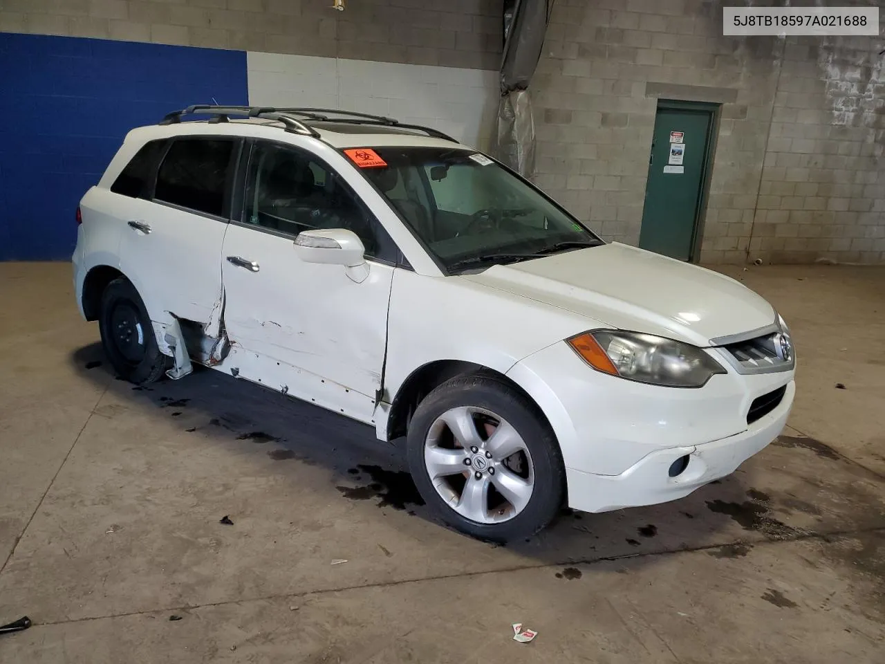 2007 Acura Rdx Technology VIN: 5J8TB18597A021688 Lot: 70627054