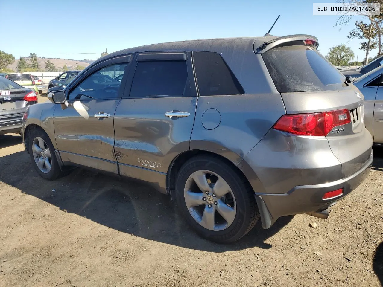 2007 Acura Rdx VIN: 5J8TB18227A014636 Lot: 71316344