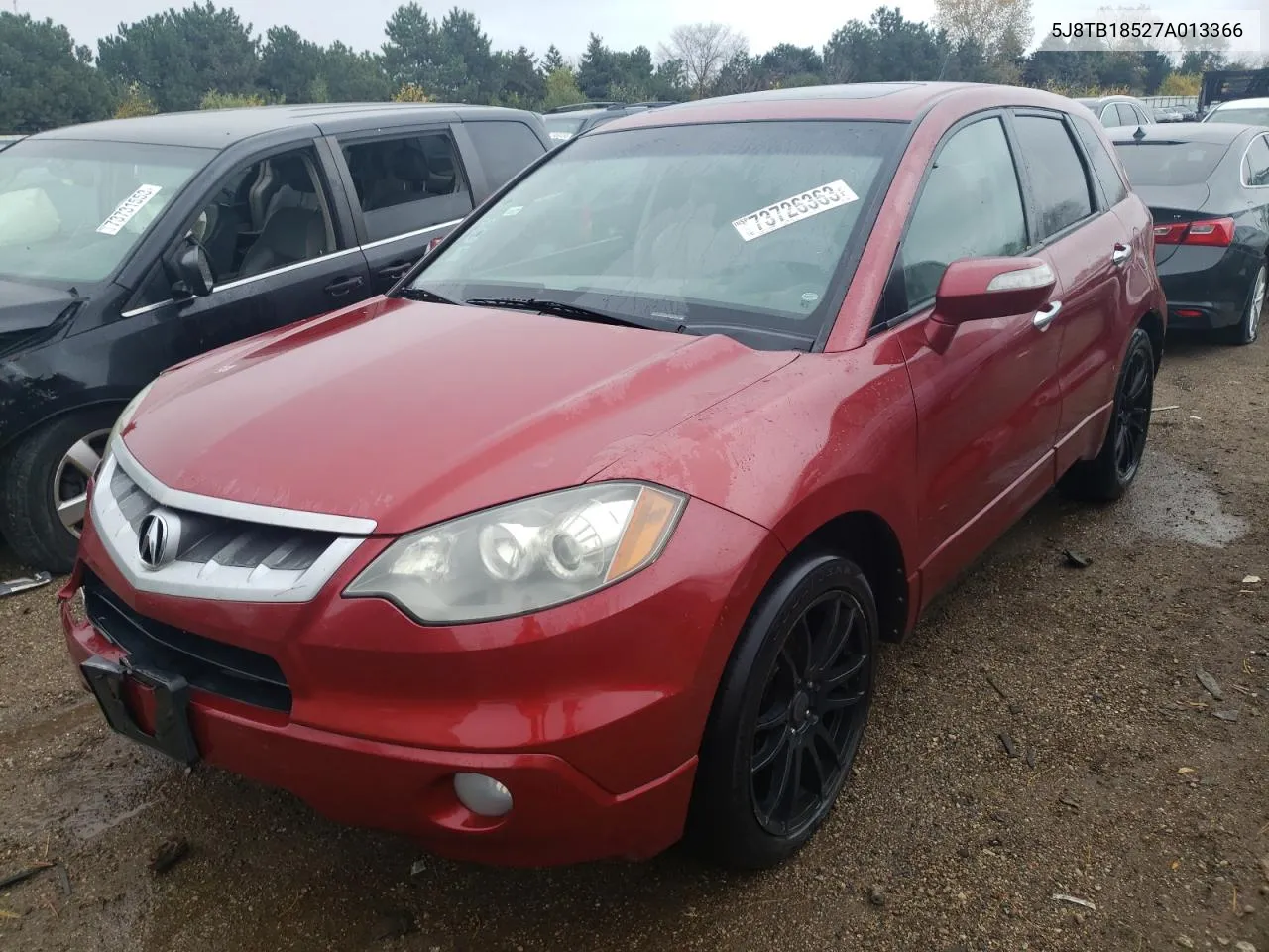 2007 Acura Rdx Technology VIN: 5J8TB18527A013366 Lot: 73726363