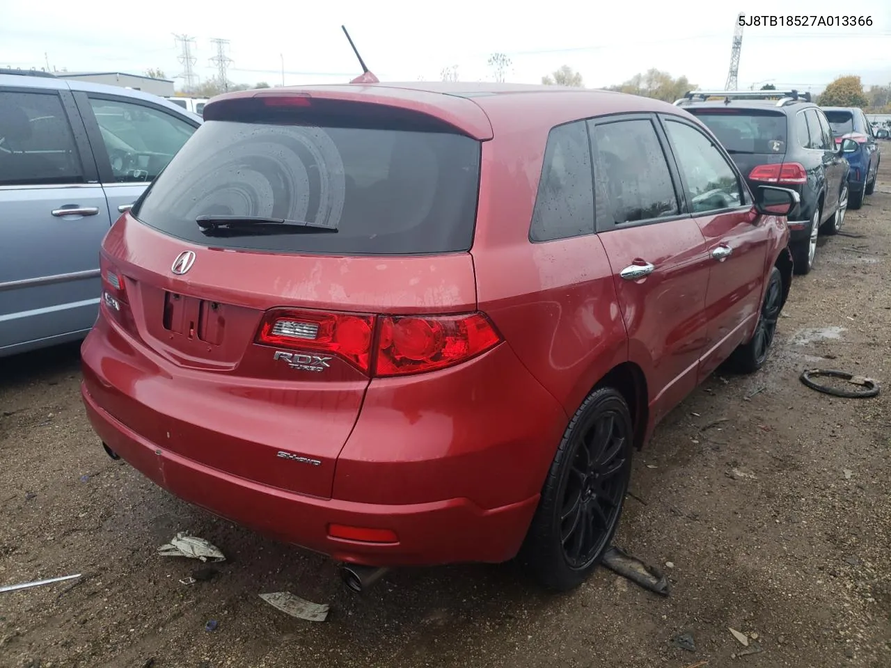 2007 Acura Rdx Technology VIN: 5J8TB18527A013366 Lot: 73726363