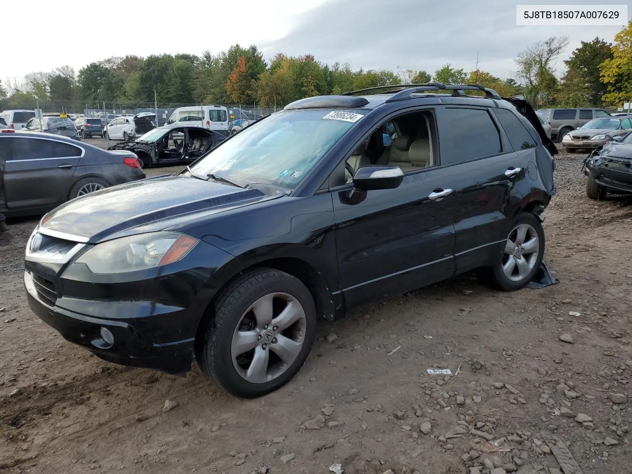 2007 Acura Rdx Technology VIN: 5J8TB18507A007629 Lot: 73986234