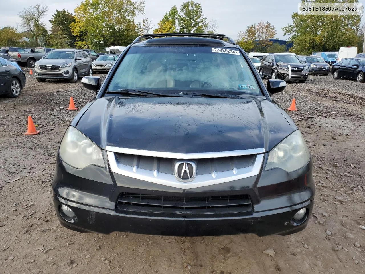 2007 Acura Rdx Technology VIN: 5J8TB18507A007629 Lot: 73986234