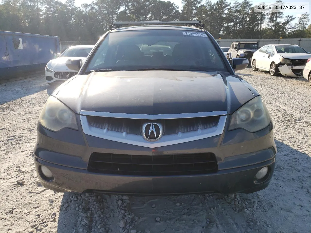 2007 Acura Rdx Technology VIN: 5J8TB18547A023137 Lot: 74980174