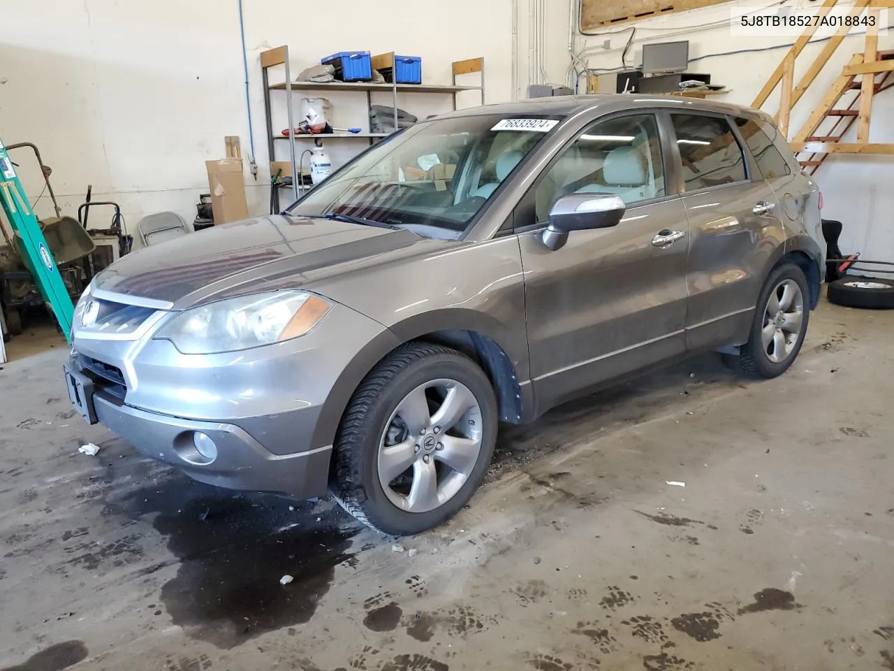 2007 Acura Rdx Technology VIN: 5J8TB18527A018843 Lot: 76833924