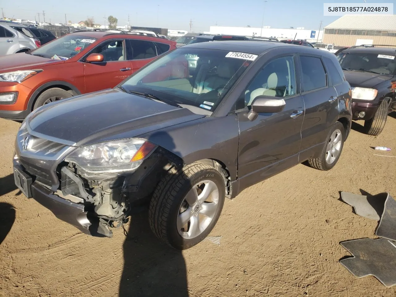 2007 Acura Rdx Technology VIN: 5J8TB18577A024878 Lot: 77634554