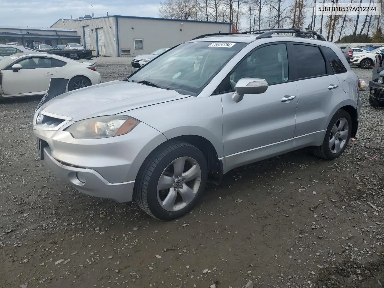 2007 Acura Rdx Technology VIN: 5J8TB18537A012274 Lot: 78024754