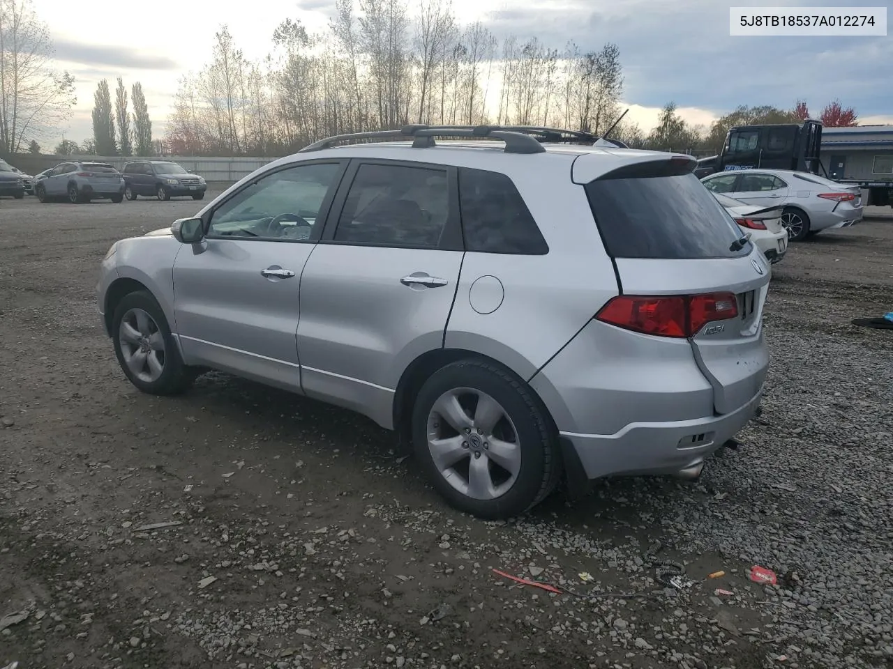 2007 Acura Rdx Technology VIN: 5J8TB18537A012274 Lot: 78024754