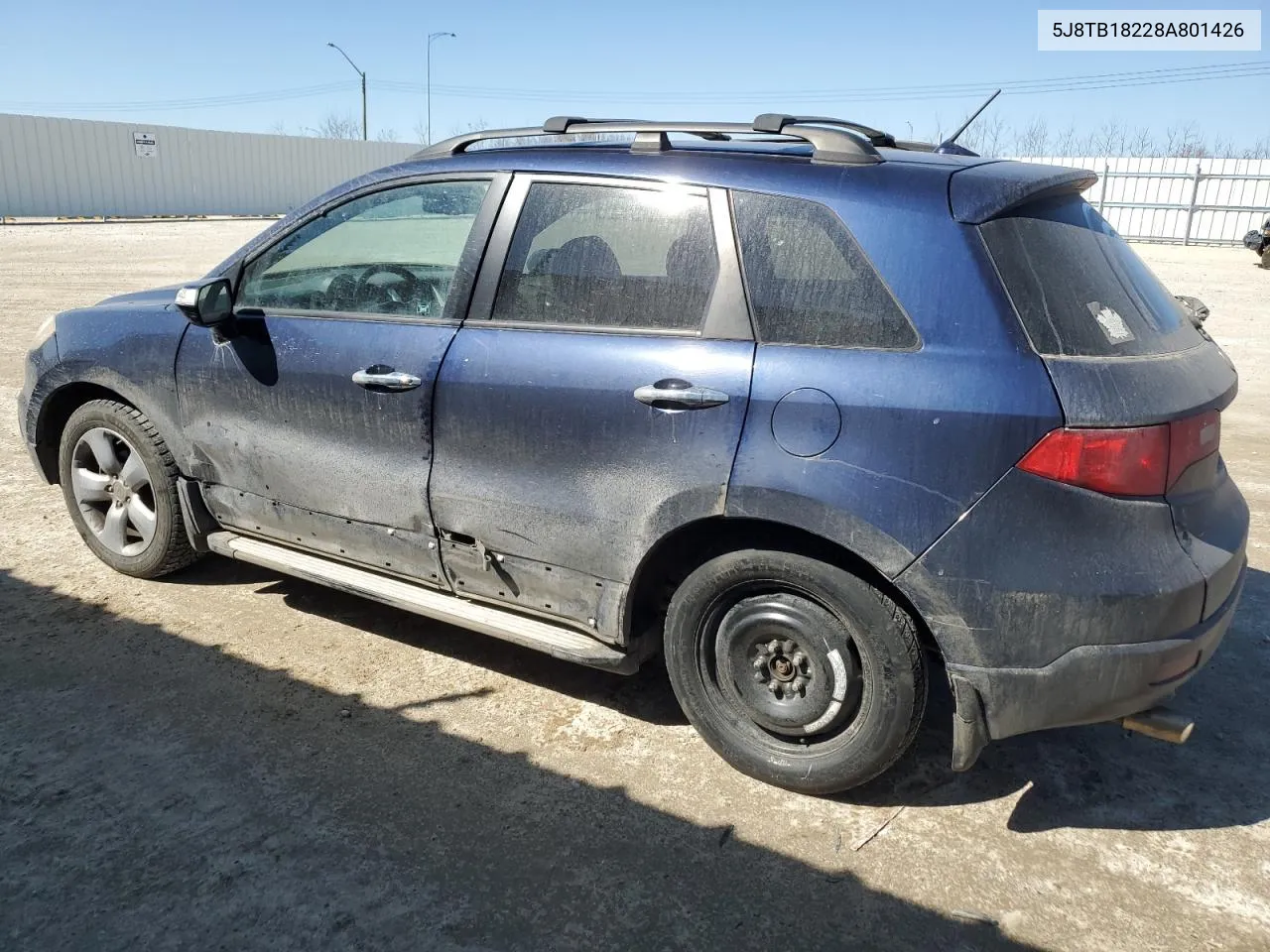 2008 Acura Rdx VIN: 5J8TB18228A801426 Lot: 51600234