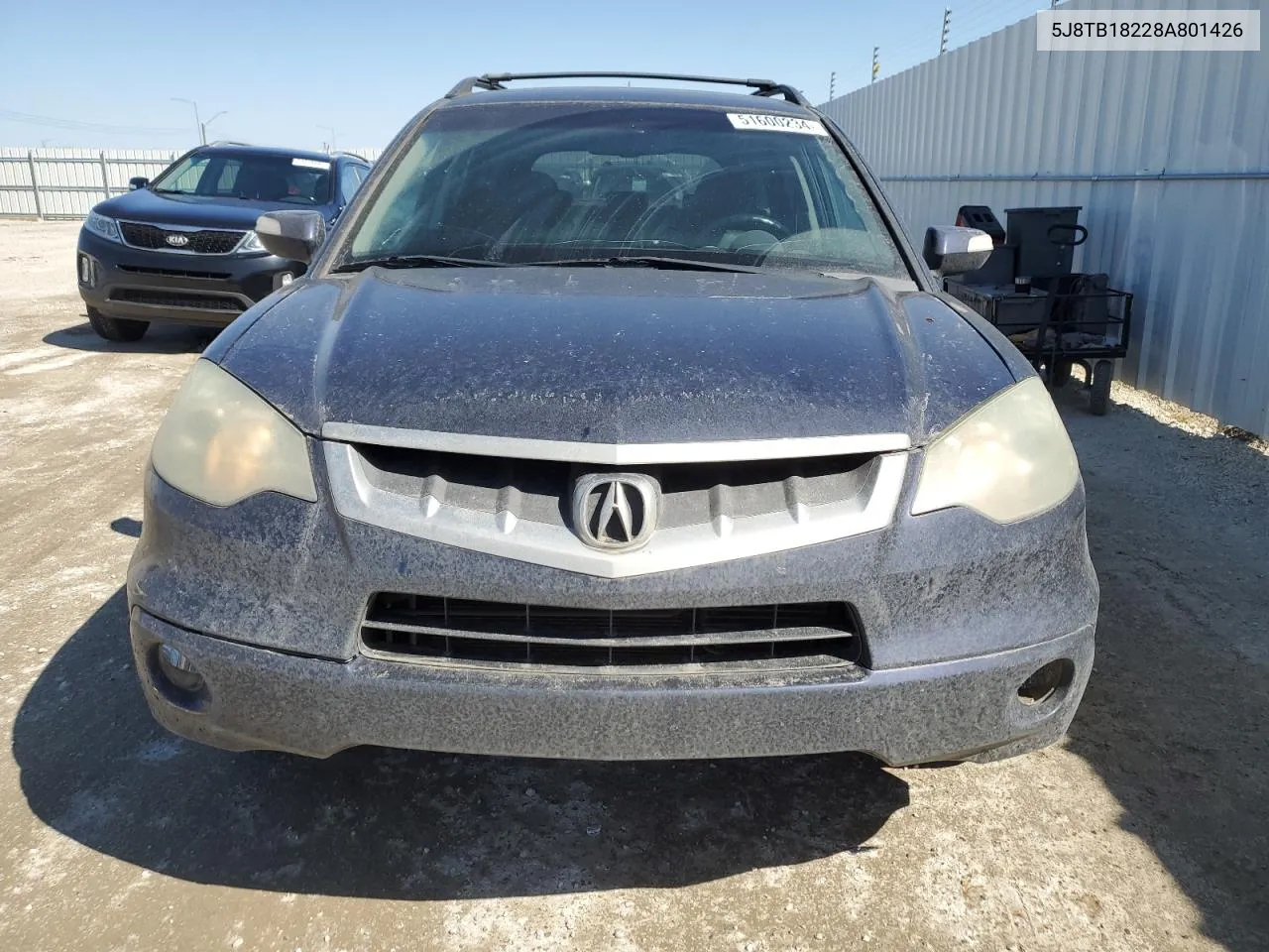 2008 Acura Rdx VIN: 5J8TB18228A801426 Lot: 51600234