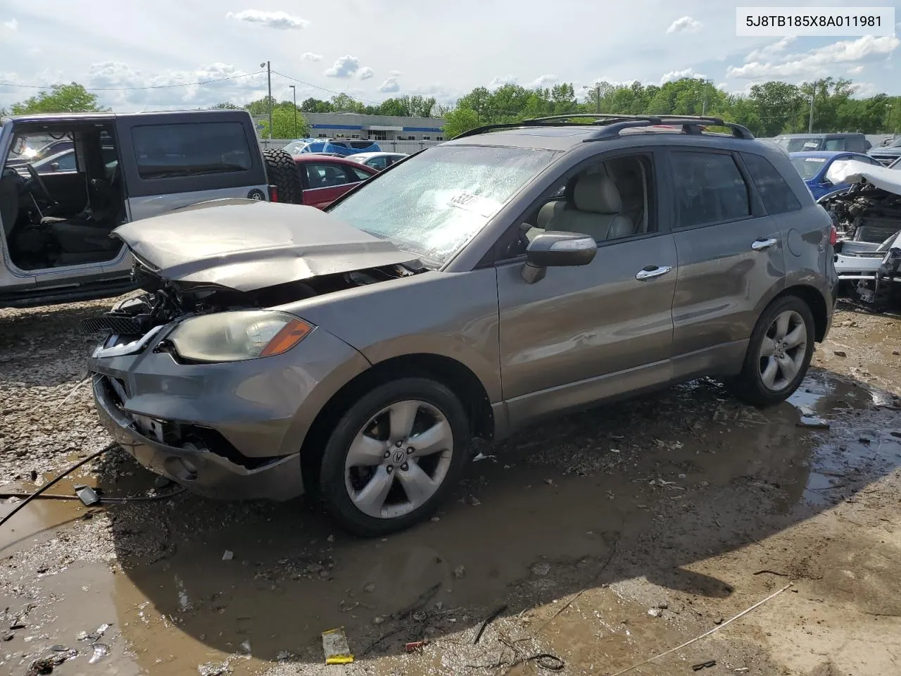 2008 Acura Rdx Technology VIN: 5J8TB185X8A011981 Lot: 53276624