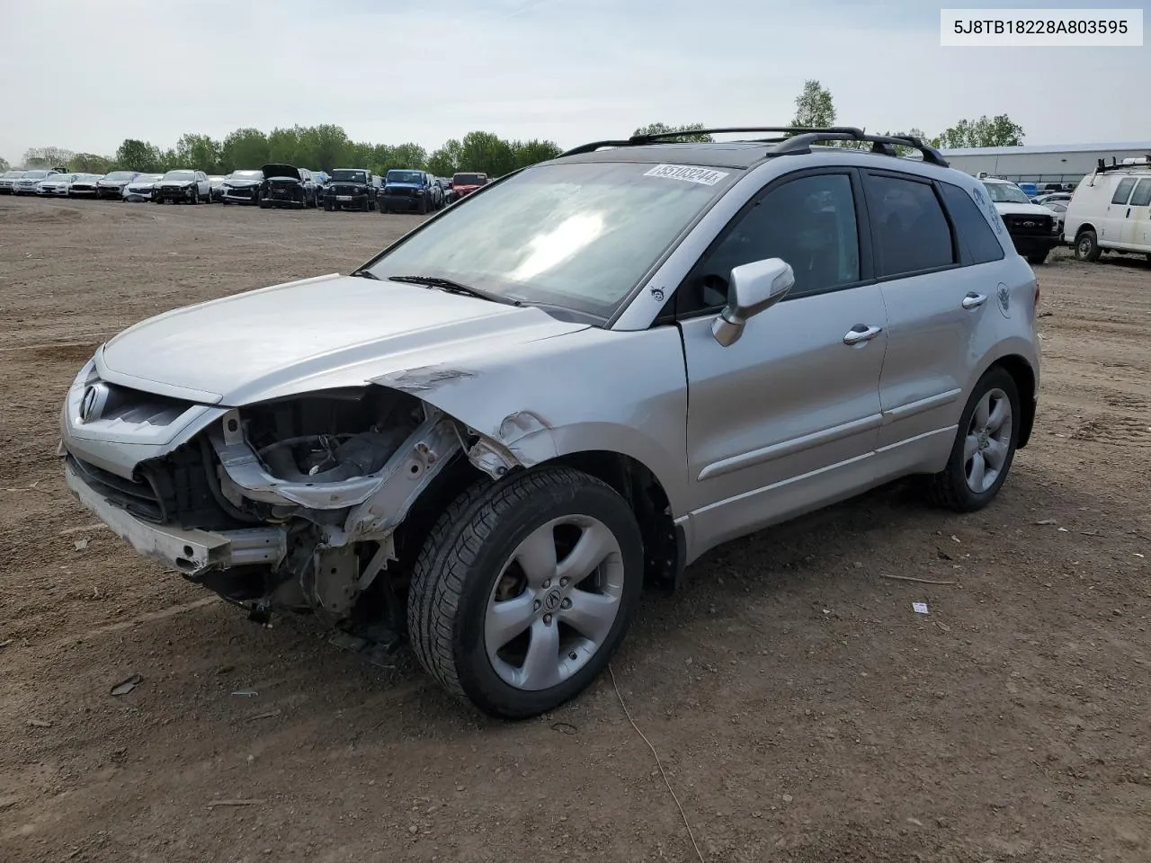 2008 Acura Rdx VIN: 5J8TB18228A803595 Lot: 55103244