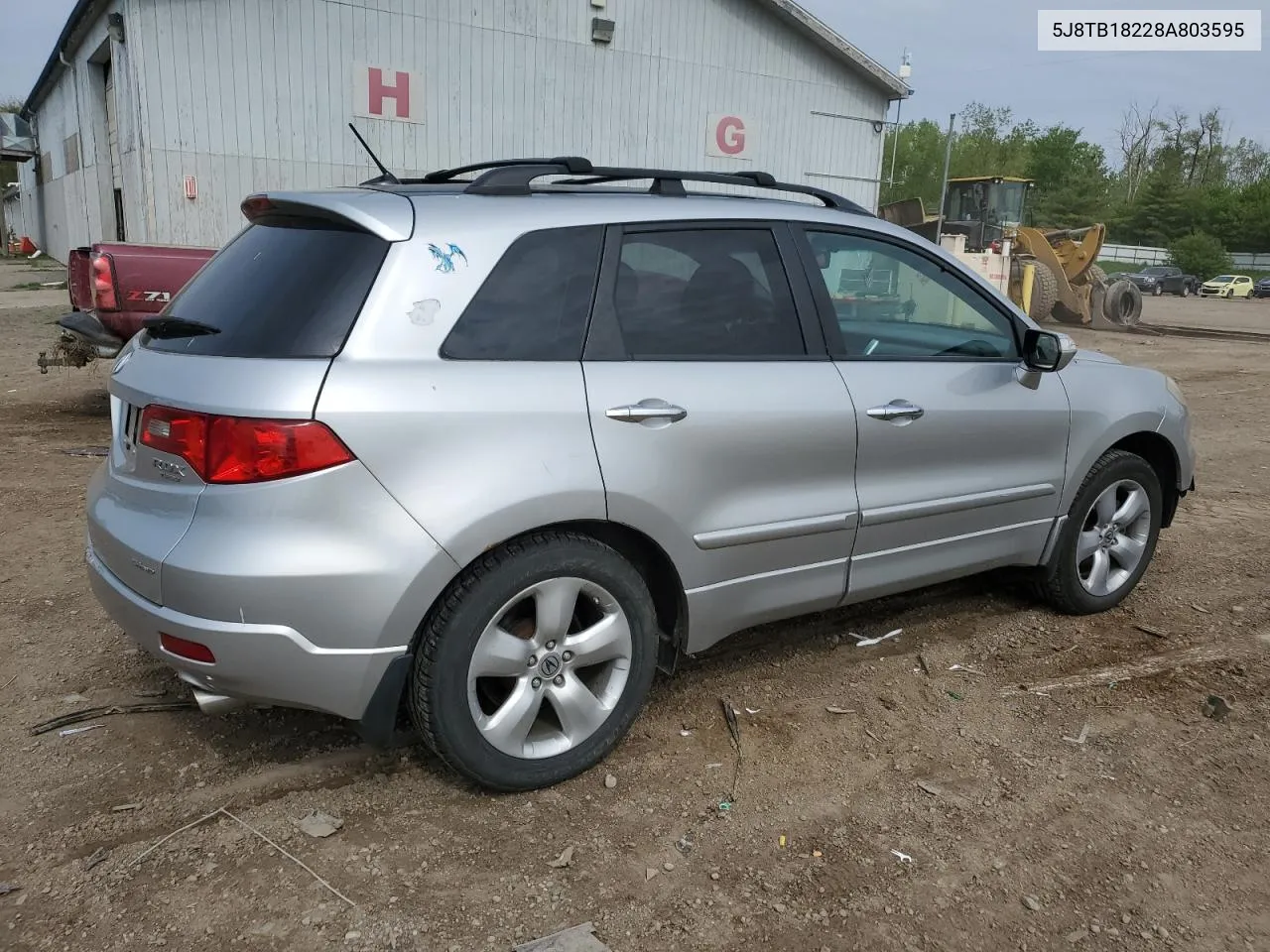 2008 Acura Rdx VIN: 5J8TB18228A803595 Lot: 55103244