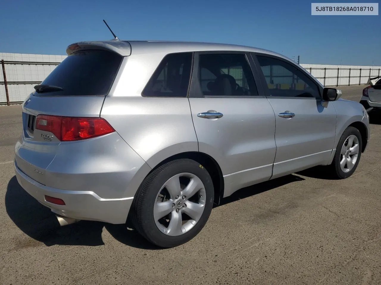 2008 Acura Rdx VIN: 5J8TB18268A018710 Lot: 56918504