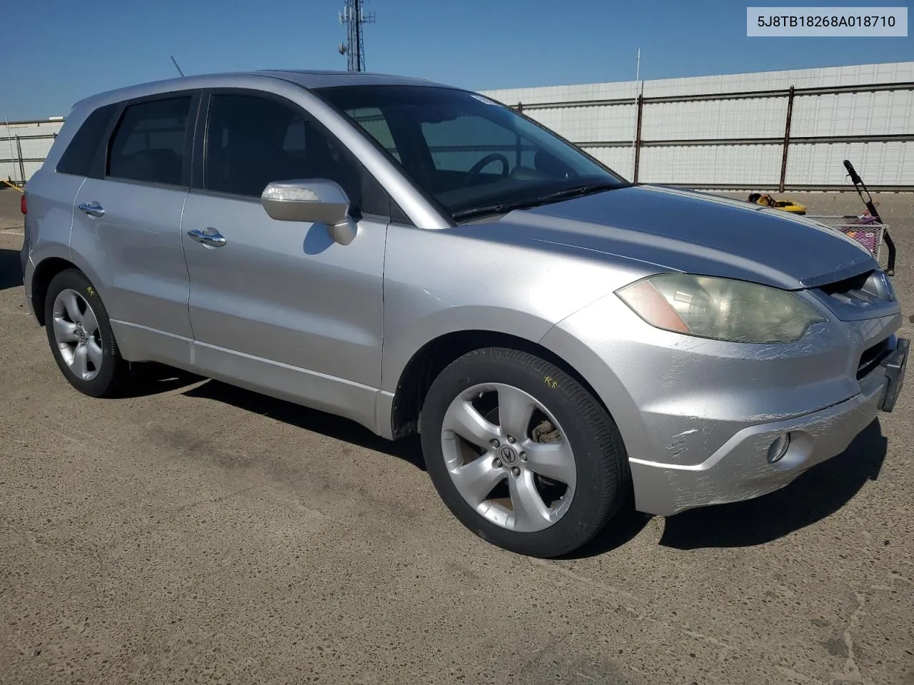 2008 Acura Rdx VIN: 5J8TB18268A018710 Lot: 56918504