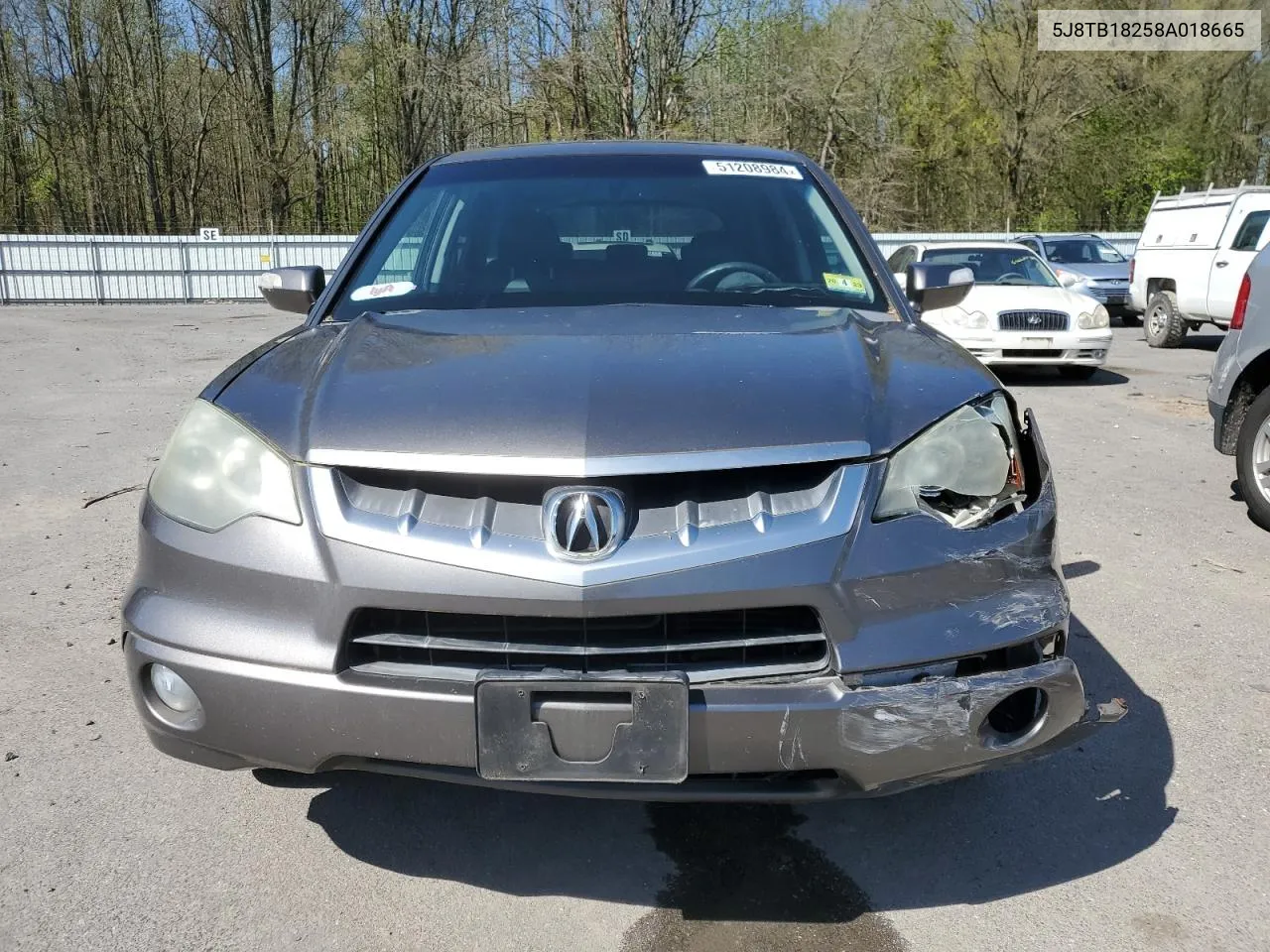 5J8TB18258A018665 2008 Acura Rdx