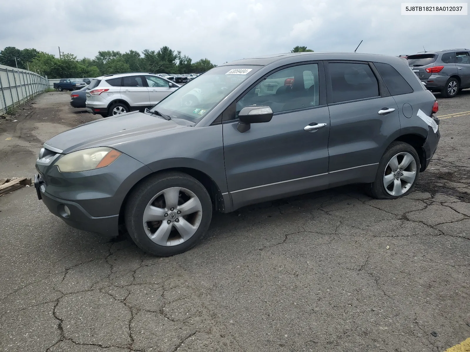 2008 Acura Rdx VIN: 5J8TB18218A012037 Lot: 63059404