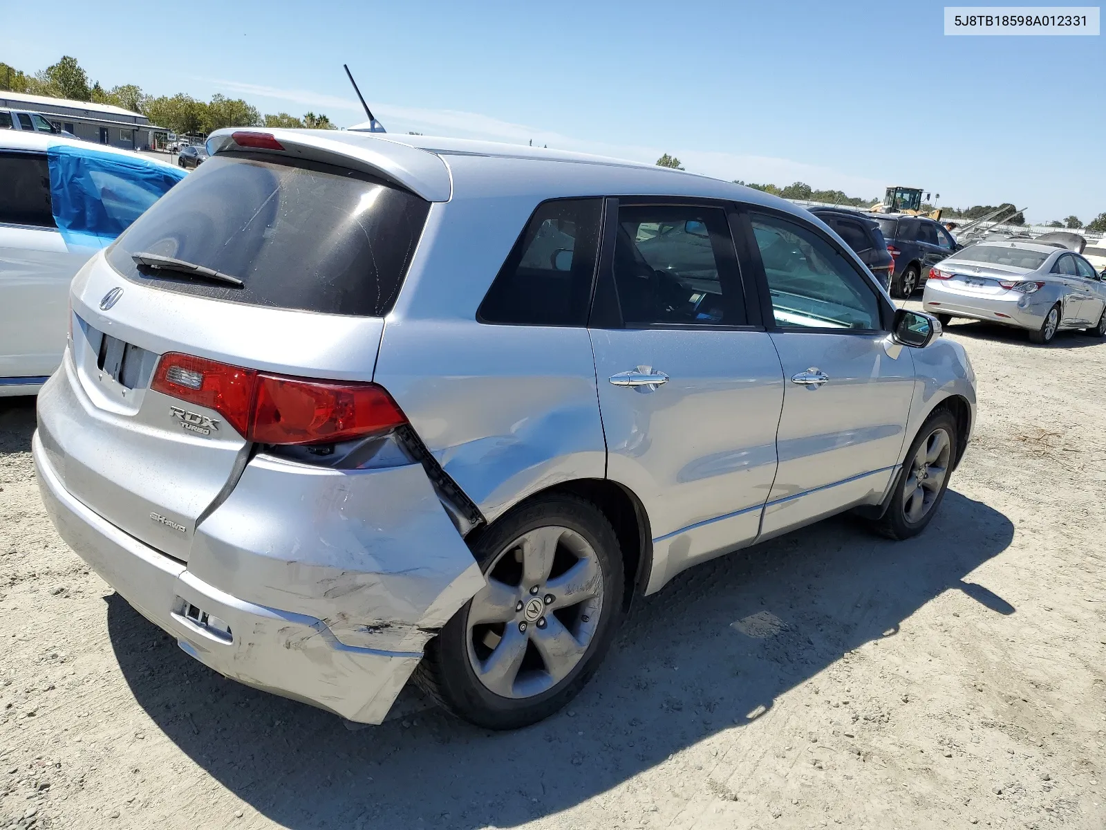 2008 Acura Rdx Technology VIN: 5J8TB18598A012331 Lot: 63267534