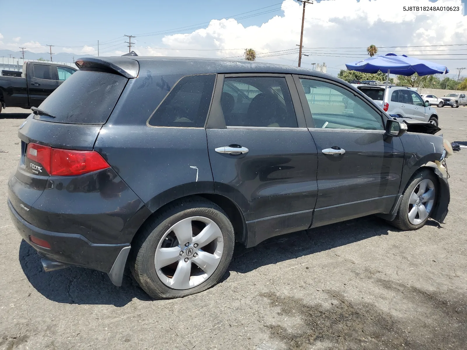 2008 Acura Rdx VIN: 5J8TB18248A010623 Lot: 64908174