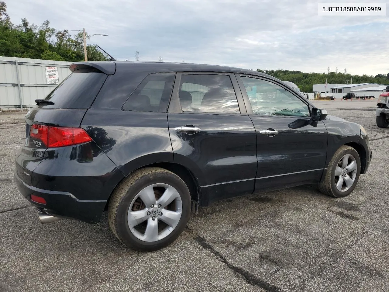 5J8TB18508A019989 2008 Acura Rdx Technology