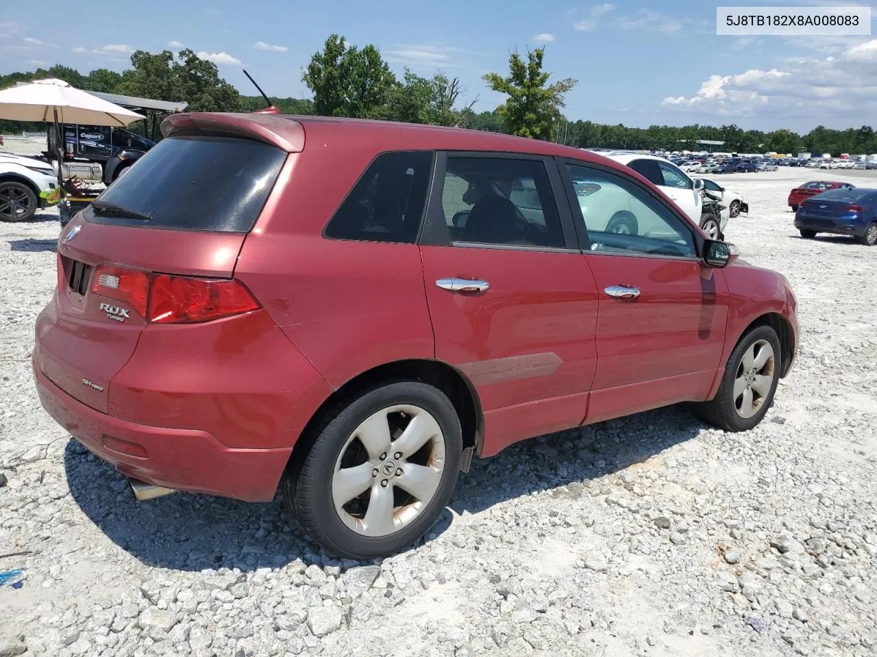 2008 Acura Rdx VIN: 5J8TB182X8A008083 Lot: 67357674