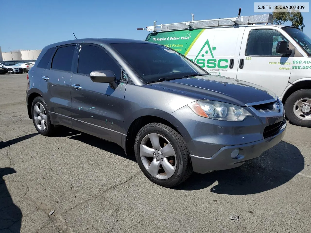 2008 Acura Rdx Technology VIN: 5J8TB18508A007809 Lot: 72557944