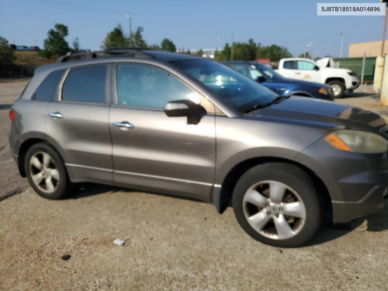 2008 Acura Rdx Technology VIN: 5J8TB18518A014896 Lot: 75275934