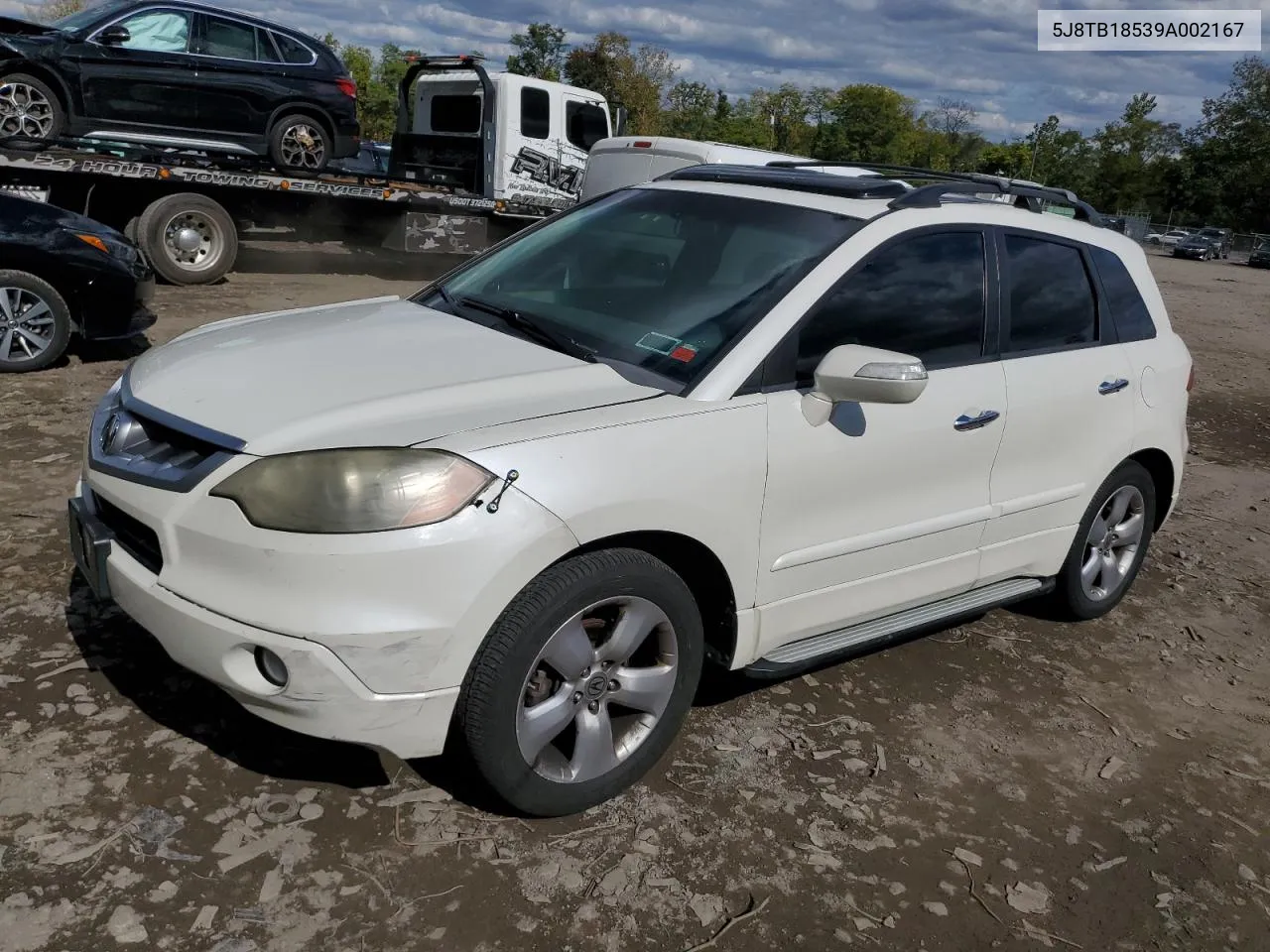 2009 Acura Rdx Technology VIN: 5J8TB18539A002167 Lot: 73919474