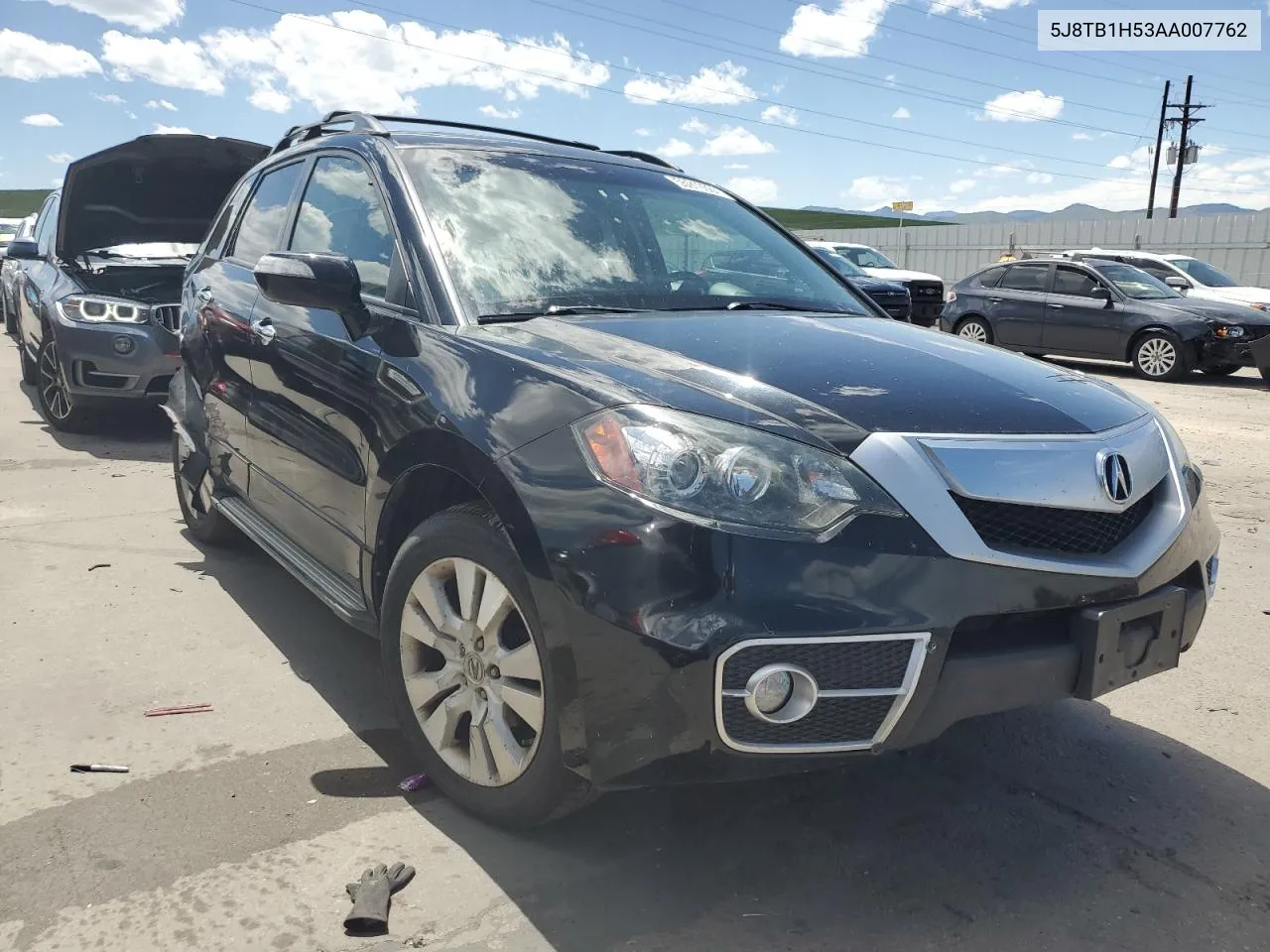 5J8TB1H53AA007762 2010 Acura Rdx Technology