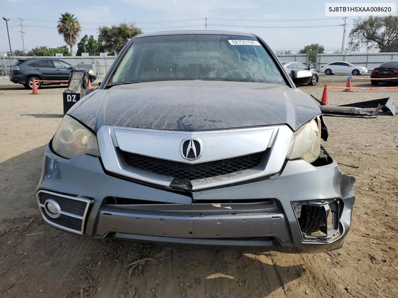 2010 Acura Rdx Technology VIN: 5J8TB1H5XAA008620 Lot: 62755194