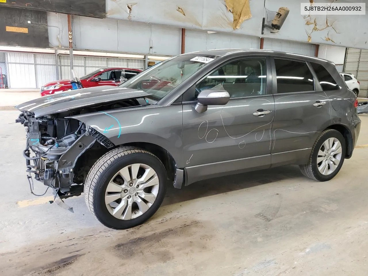 2010 Acura Rdx VIN: 5J8TB2H26AA000932 Lot: 70211954