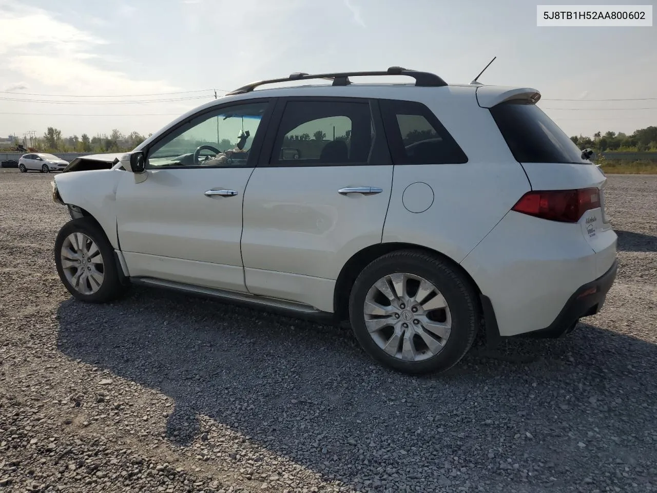 2010 Acura Rdx Technology VIN: 5J8TB1H52AA800602 Lot: 72314874