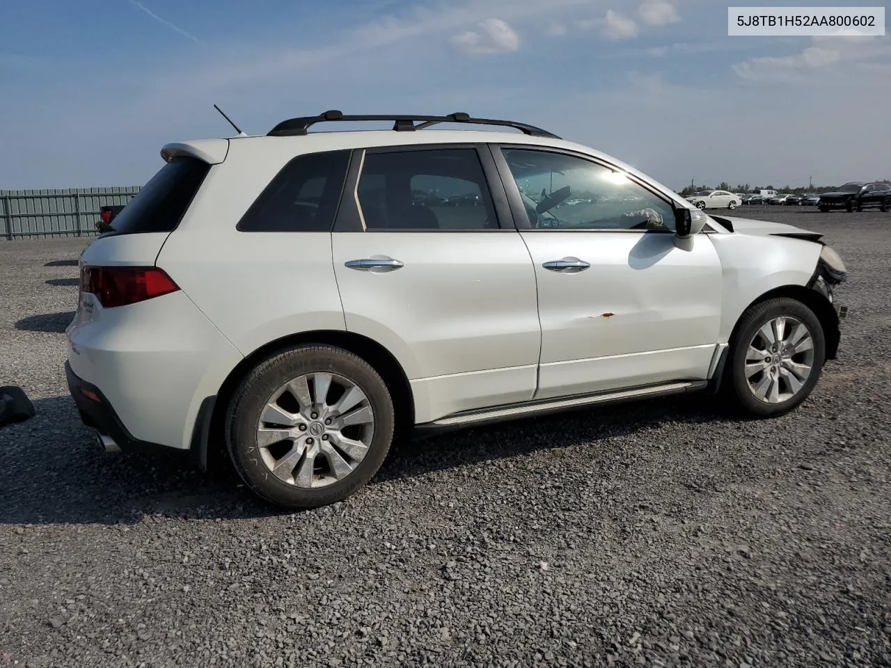 2010 Acura Rdx Technology VIN: 5J8TB1H52AA800602 Lot: 72314874