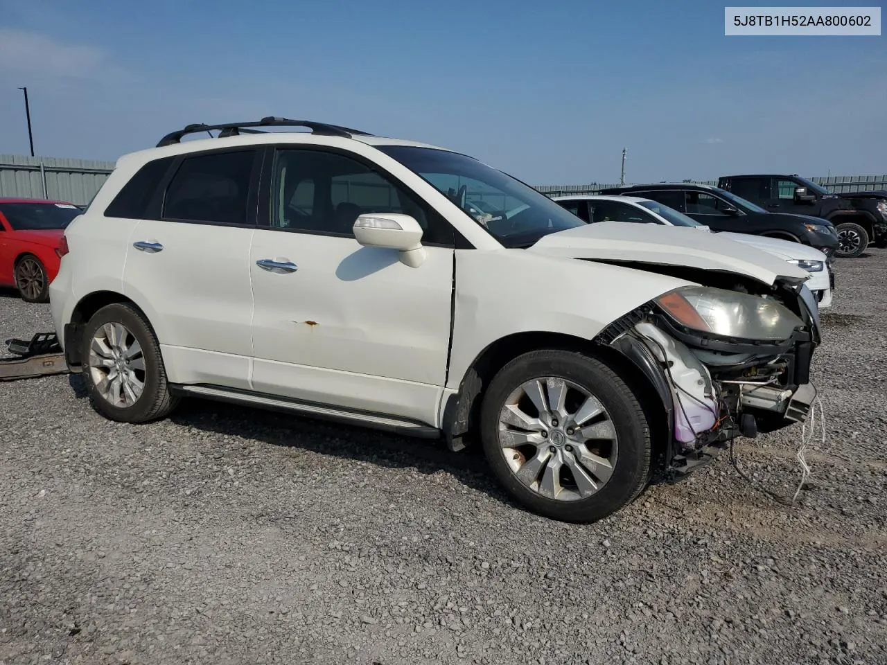 2010 Acura Rdx Technology VIN: 5J8TB1H52AA800602 Lot: 72314874