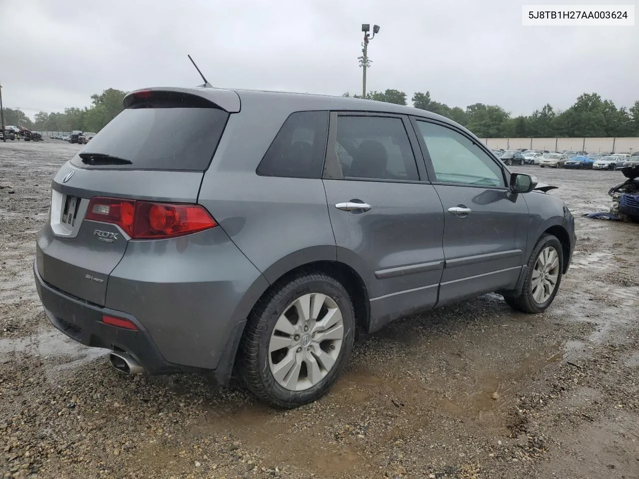 2010 Acura Rdx VIN: 5J8TB1H27AA003624 Lot: 74005244