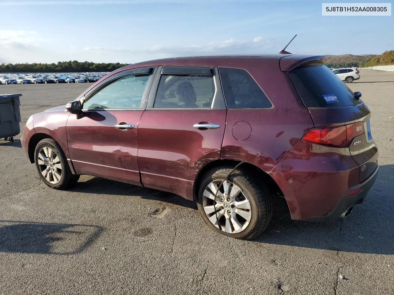 2010 Acura Rdx Technology VIN: 5J8TB1H52AA008305 Lot: 74363544