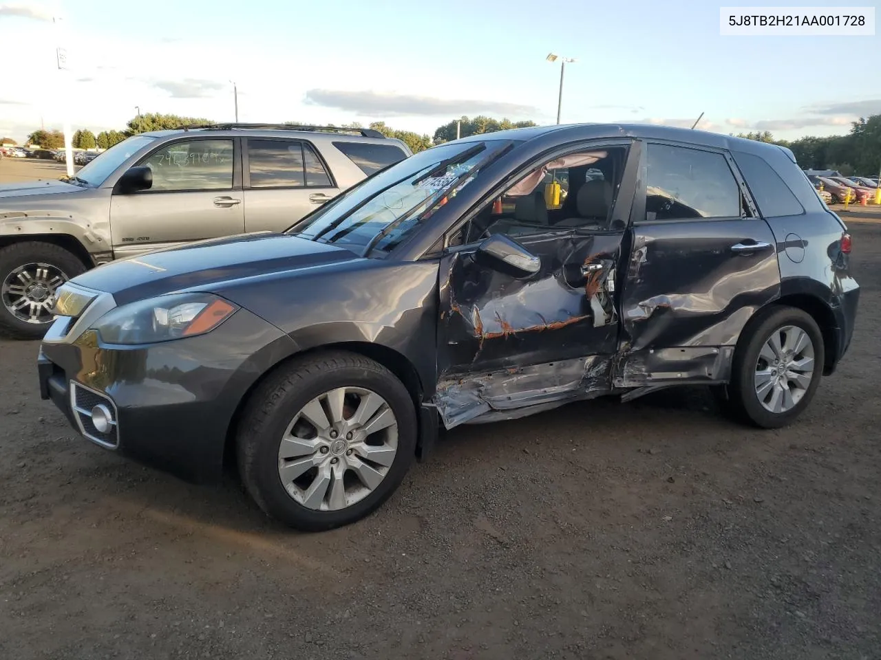 2010 Acura Rdx VIN: 5J8TB2H21AA001728 Lot: 74536104