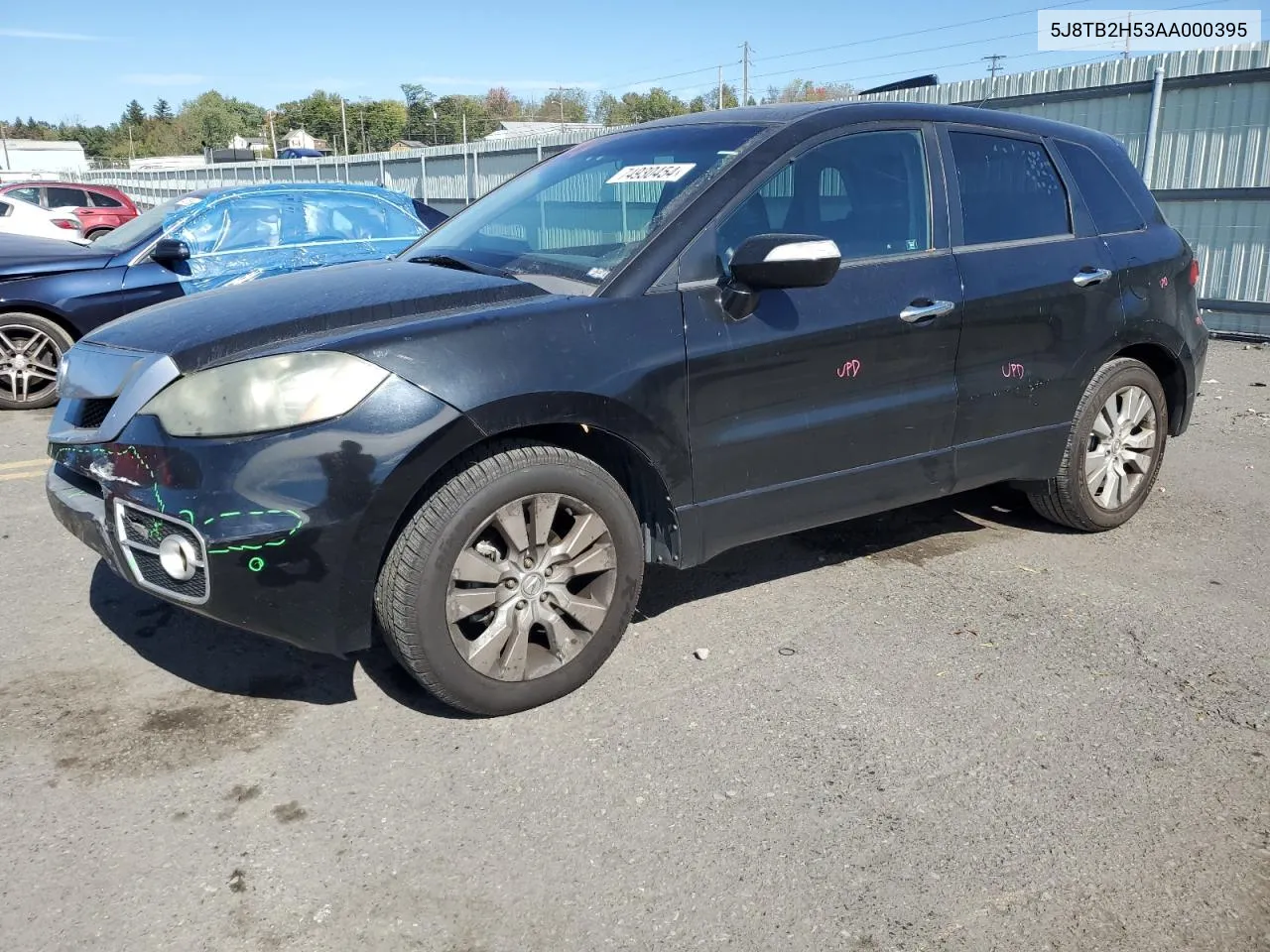 2010 Acura Rdx Technology VIN: 5J8TB2H53AA000395 Lot: 74930454