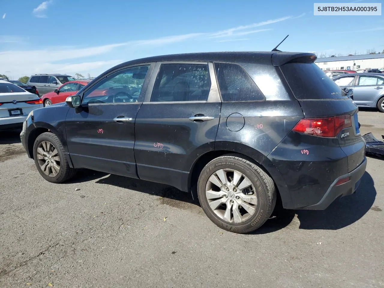 2010 Acura Rdx Technology VIN: 5J8TB2H53AA000395 Lot: 74930454