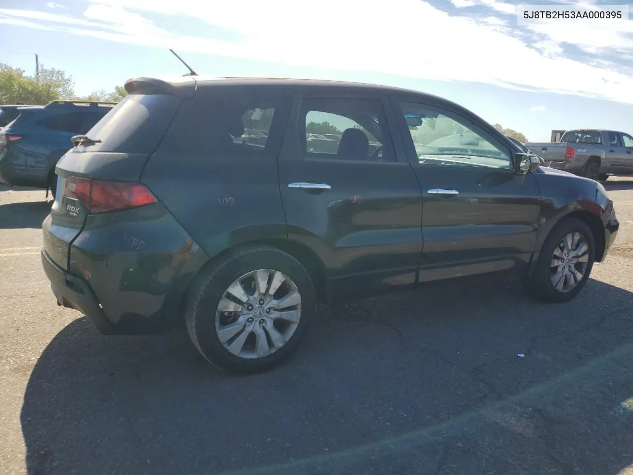 2010 Acura Rdx Technology VIN: 5J8TB2H53AA000395 Lot: 74930454