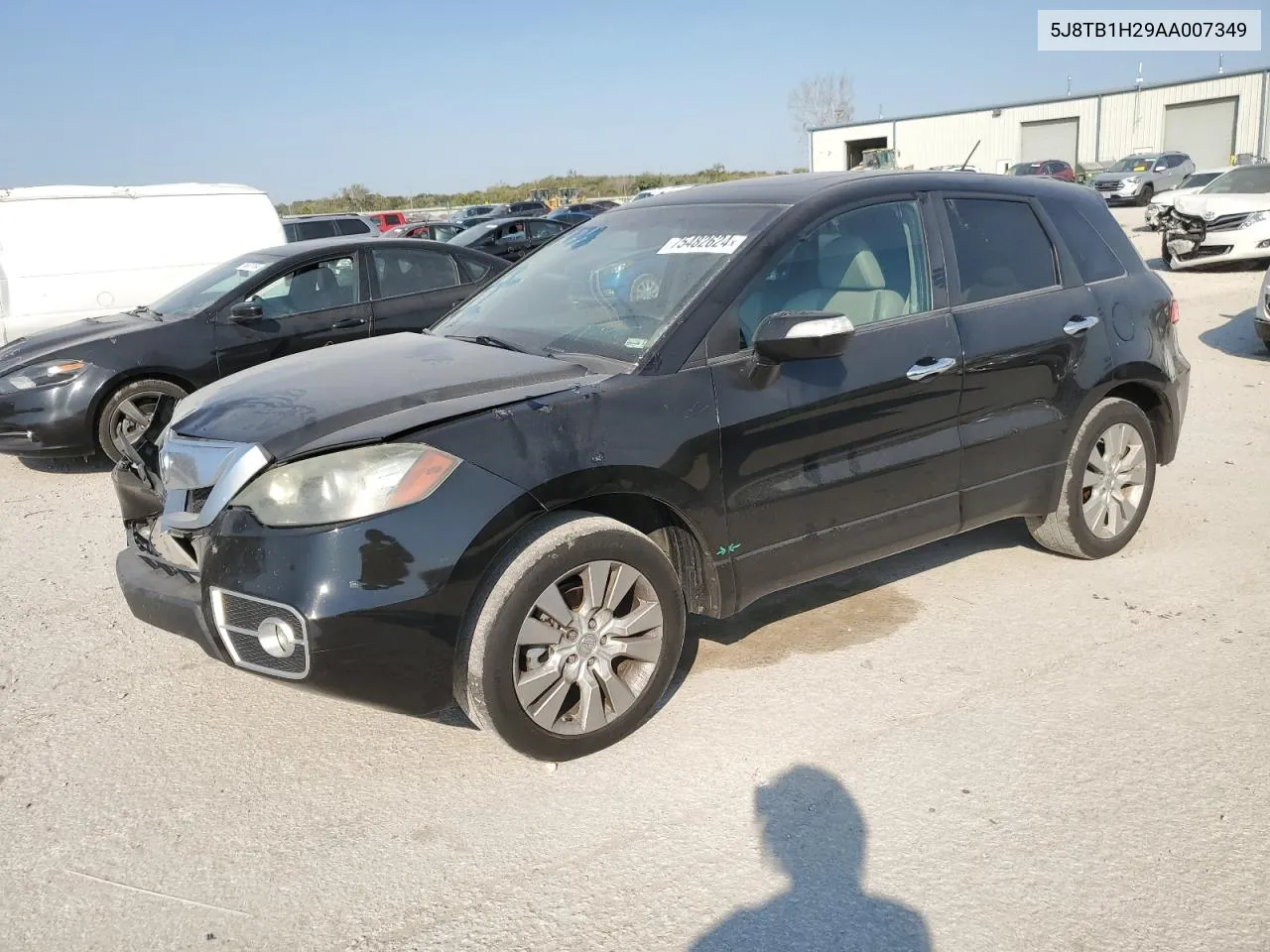 2010 Acura Rdx VIN: 5J8TB1H29AA007349 Lot: 75482624