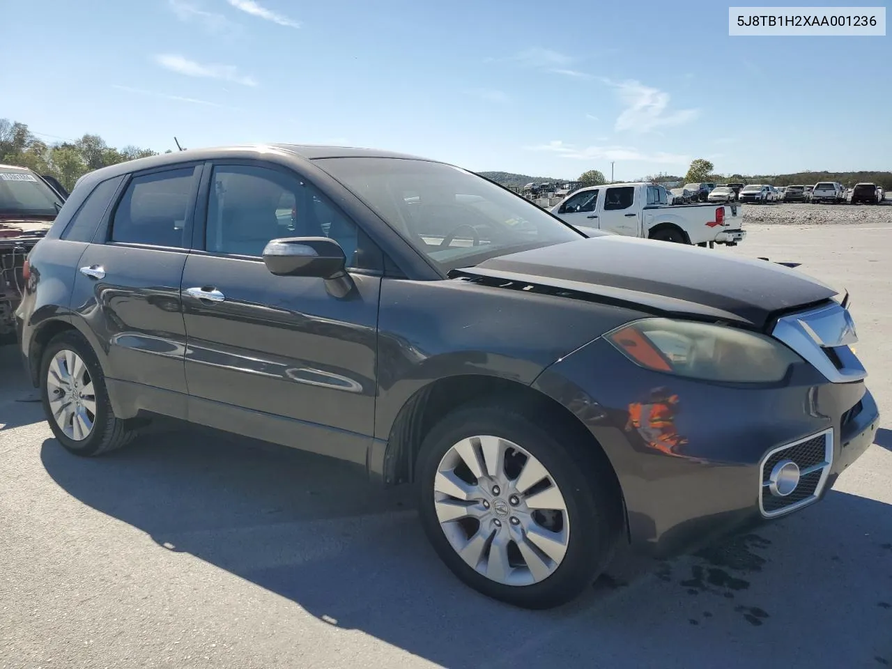 2010 Acura Rdx VIN: 5J8TB1H2XAA001236 Lot: 75590754